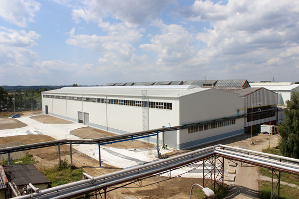 In 2015 haben wir mit Generallieferant den Aufbau der Lagerhalle der bekannten Gesellschaft  ArcelorMittal Tubular Products Karviná a.s. umgesetzt.