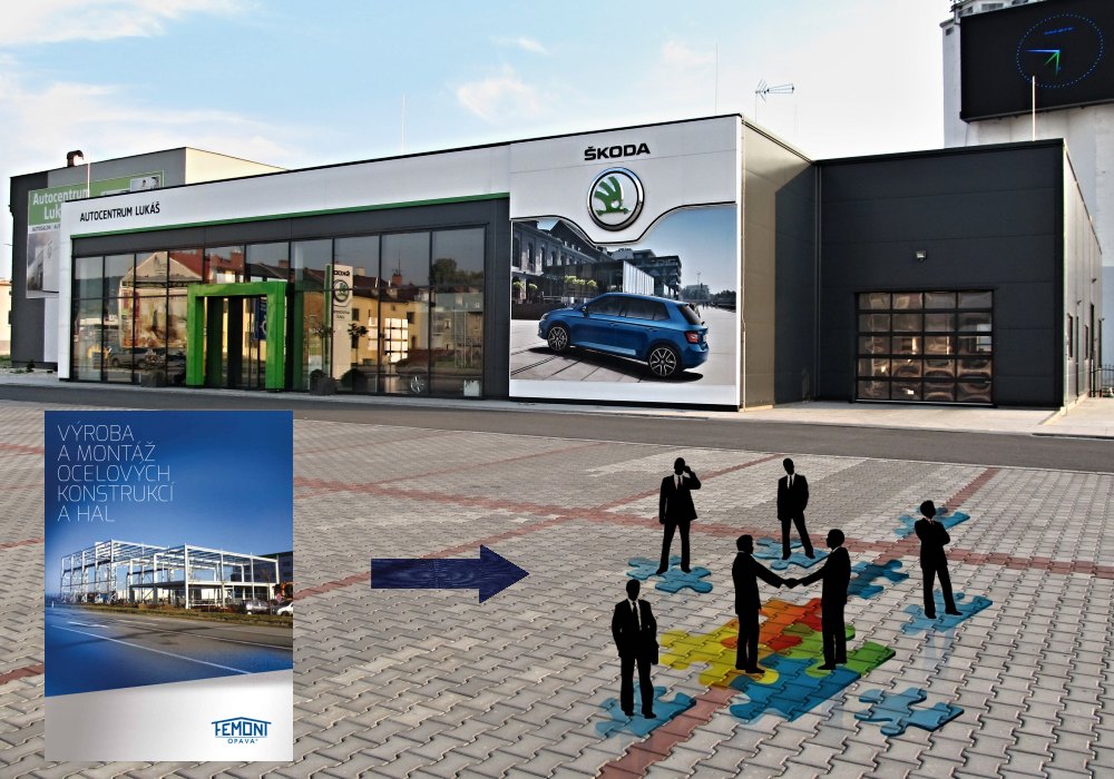 montovaná ocelová konstrukce